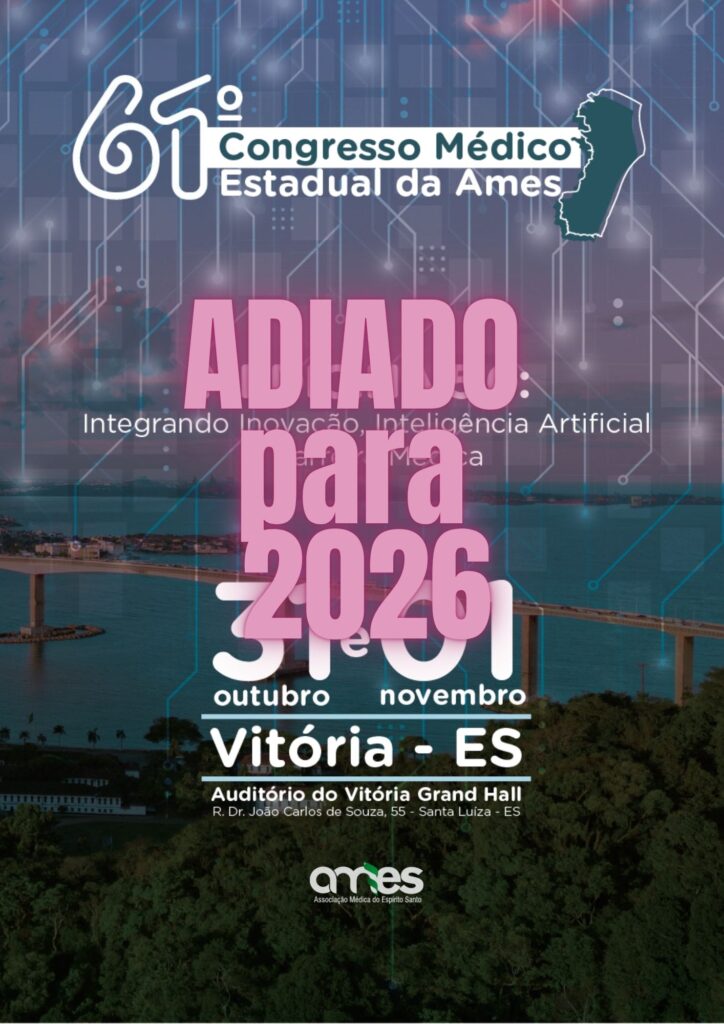 AMES adia realização do 61º Congresso Médico Estadual para 2026